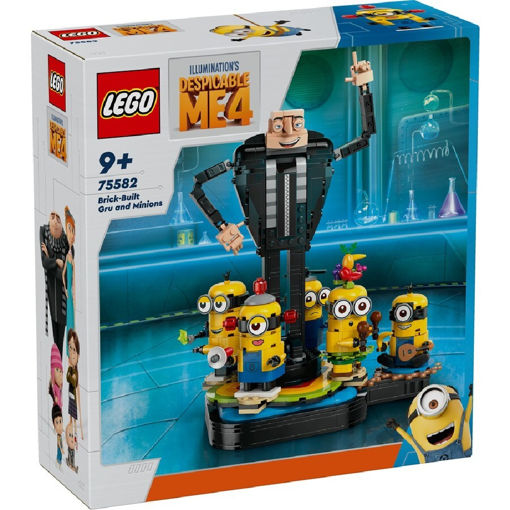 Picture of LEGO 75582 BRICK-BUILT GRU AND MINIONS